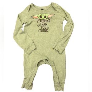 Baby Yoda / Grogu Baby Onesie - Size 6-9M